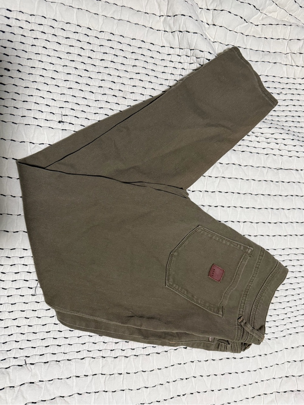 Roxy Women's Skinny Jeans in Olive Green